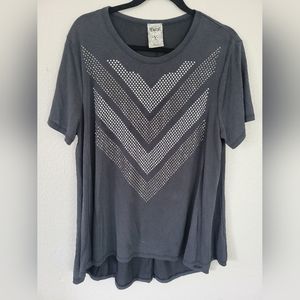 Vocal Brand 1x Black Bling Top